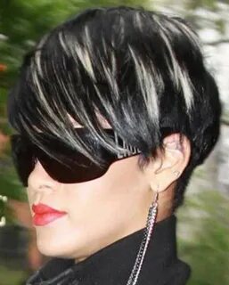 колорирование коротких черных волосах