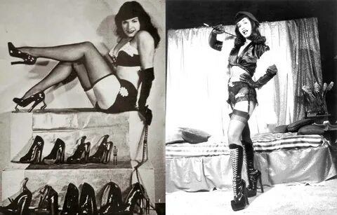 Bettie page high heels