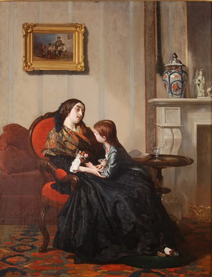 Бельгийский живописец Gustave Leonard de Jonghe (1829-1893). Gustave de Jonghe ( 1829 - 1893).. Gustave de Jonghe (Belgian, 1829-1893)..