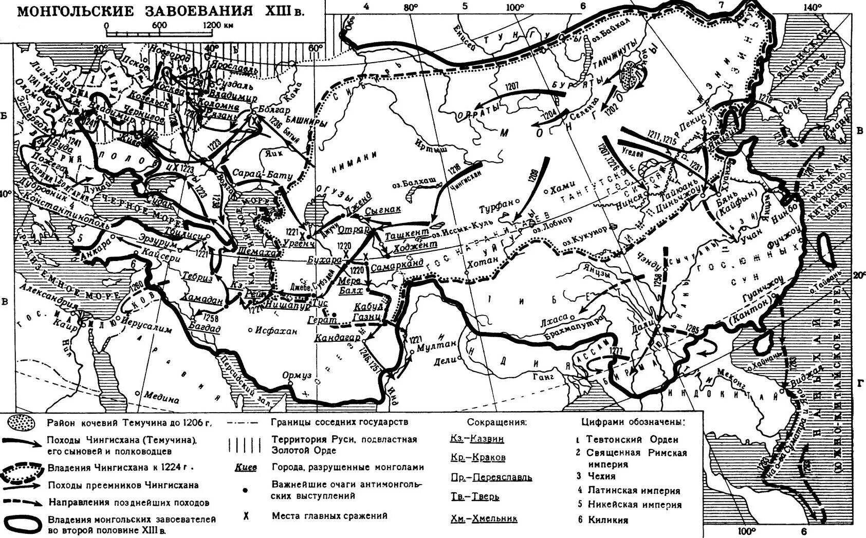 Карта завоевания монголов 13 век. Татаро монгольские завоевания карта. Завоевания Чингисхана карта. Монгольские завоевания в 13 веке карта. Направление походов монголов