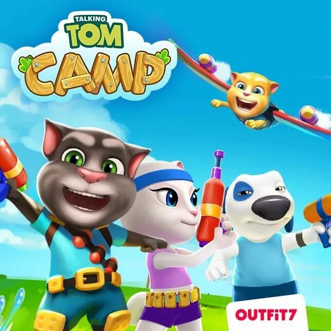 Говорящий том игра. Talking Tom Camp Золотко. Talking Tom Camp Play Market.