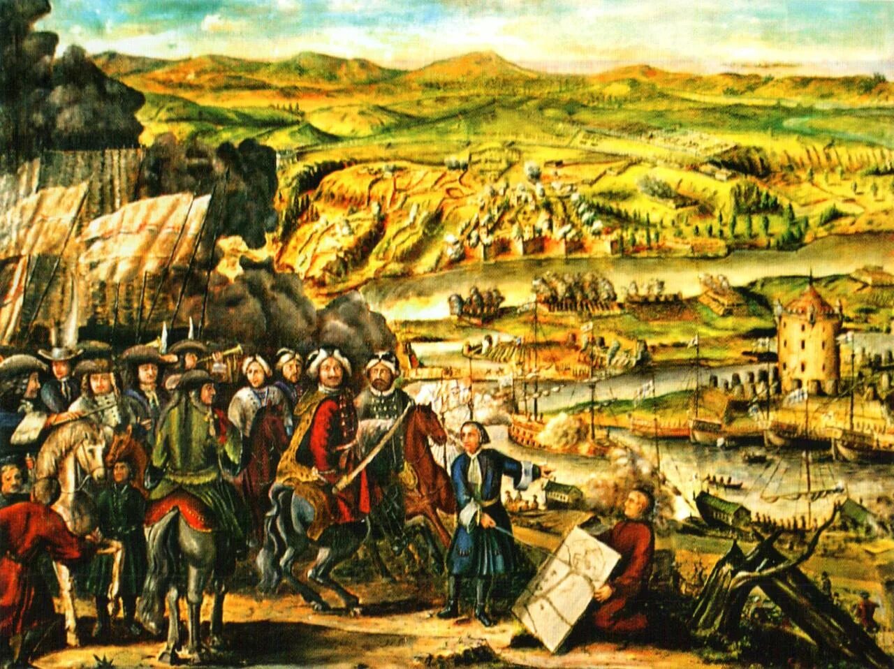 Первый и второй азовский поход. Азовские походы Петра 1. Взятие Азова Петром 1 в 1696 году.