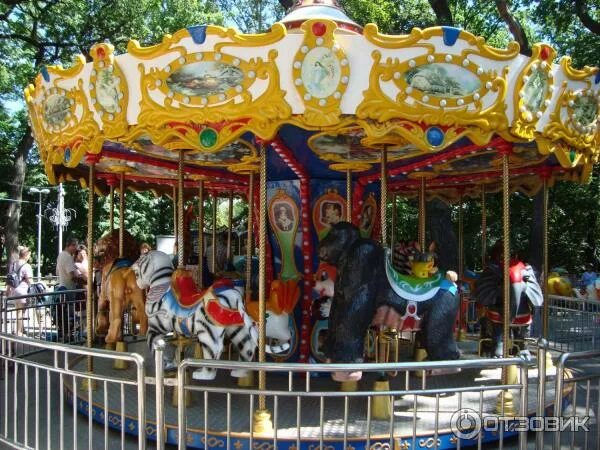 посещение аттракционов в горпарке в дар (Саратов). Дарудар