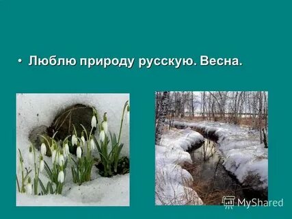 Люблю природу русскую весну проверочная работа
