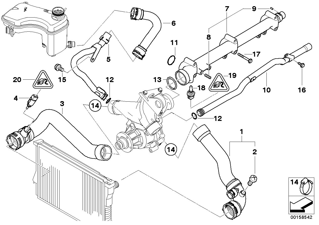8. Bmw e90 система охлаждения. Система охлаждения двигателя бмв. Система охлаждения на бмв е46 n42b20. Bmw e90 система охлаждения.