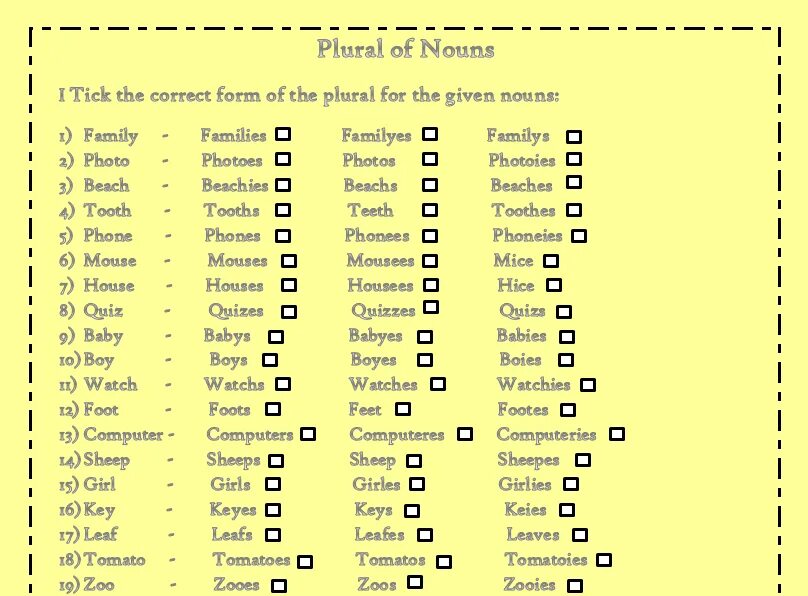 Write the plural form. Plural nouns. correct noun form. plural forms of nouns. plural family.