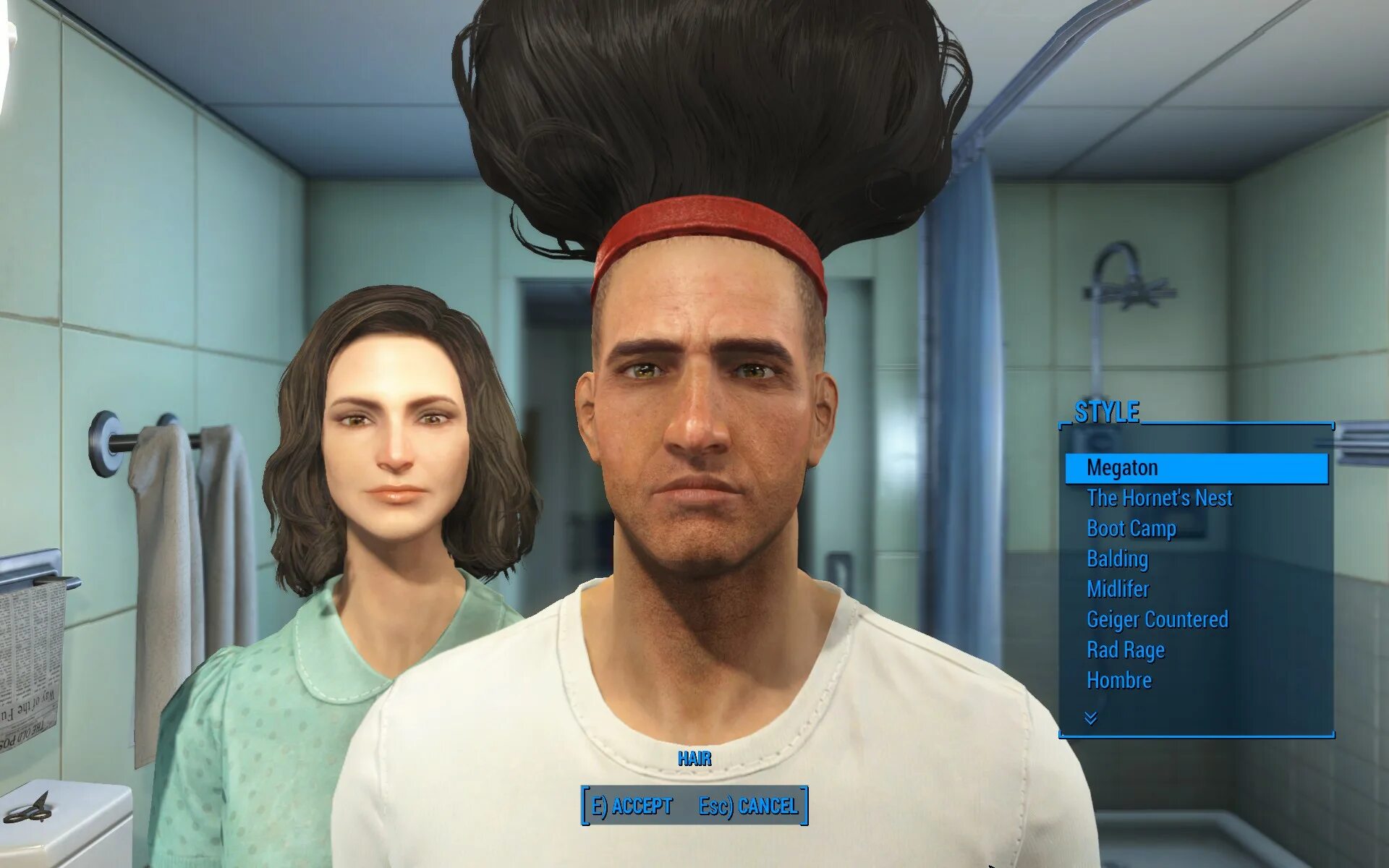 Fallout 4 редактор. Фоллаут 4 прически. fallout 4 прическа анкоридж. стрижки fallout 4. ля куафф fallout 4.