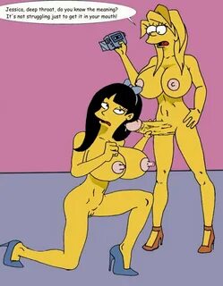 Lisa Simpson and Jessica Lovejoy Tits Intersex Futanari Nude.