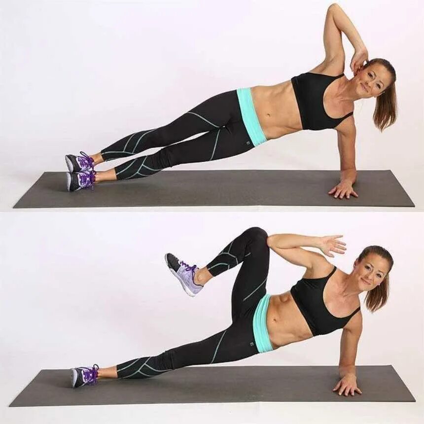 Боковая планка со скручиванием. Планка боковая упражнение. Side Plank Crunches упражнение. Планка скручивание корпуса. Самое эффективное упражнение для сжигания