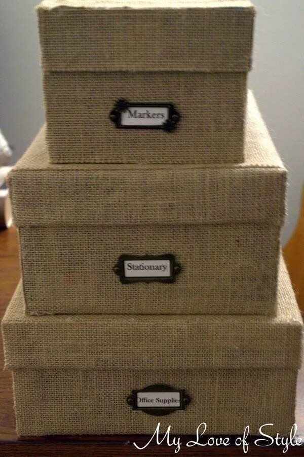 Корзинки для хранения из джута. Бумажная лоза короб для хранения. Декор коробок для хранения джутом. Коробки для хранения из джута. Декор картонной коробки для хранения.