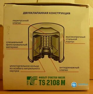 Перепускной клапан масляного фильтра