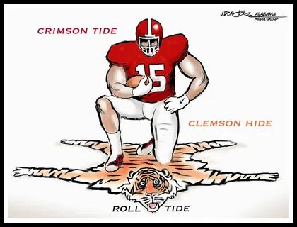 Crimson Tide will spank some Clemson hide.