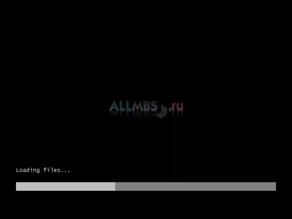 Windows is loading files. Windows is loading files