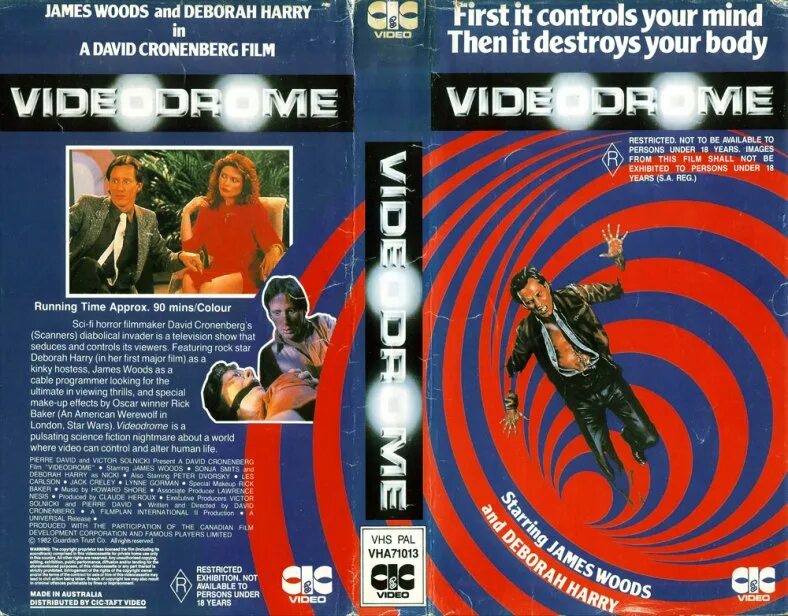 Uk vhs. VHS обложка. Videodrome Deborah Harry.