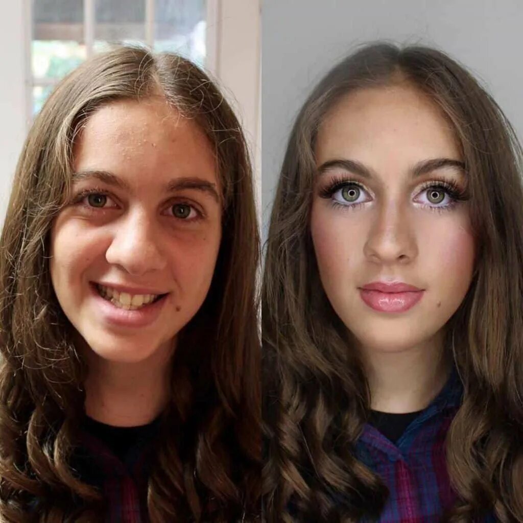 Отражается на внешность. Девушка до косметики и после. Макияж до и после. Девушка до и после. Красивые девушки до и после.
