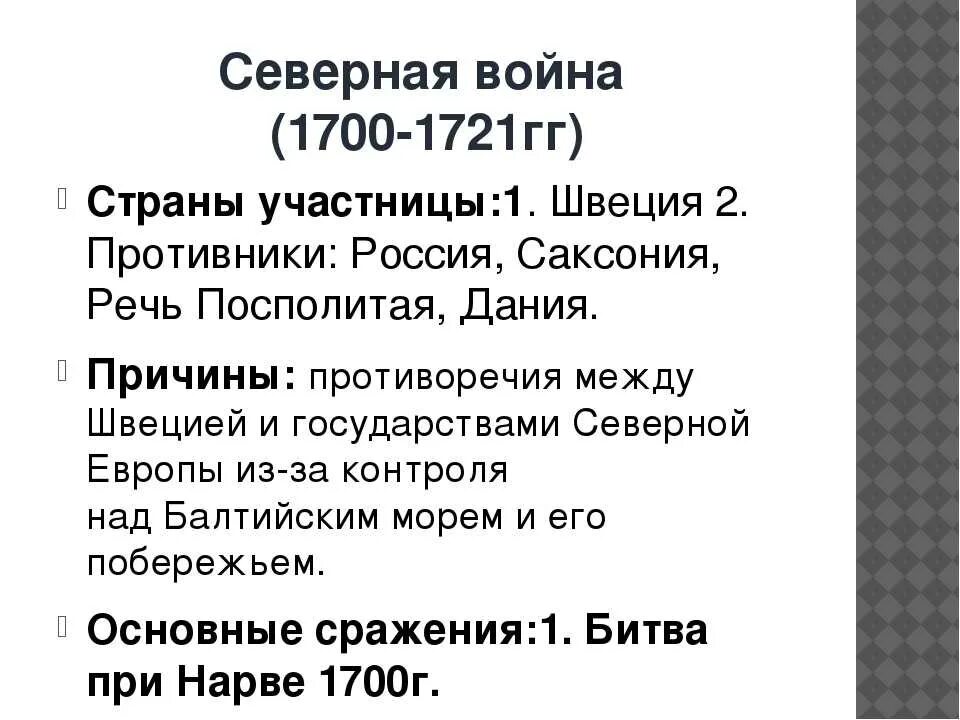 Итоги Великой Северной войны 1700-1721. 1700 1721 итоги