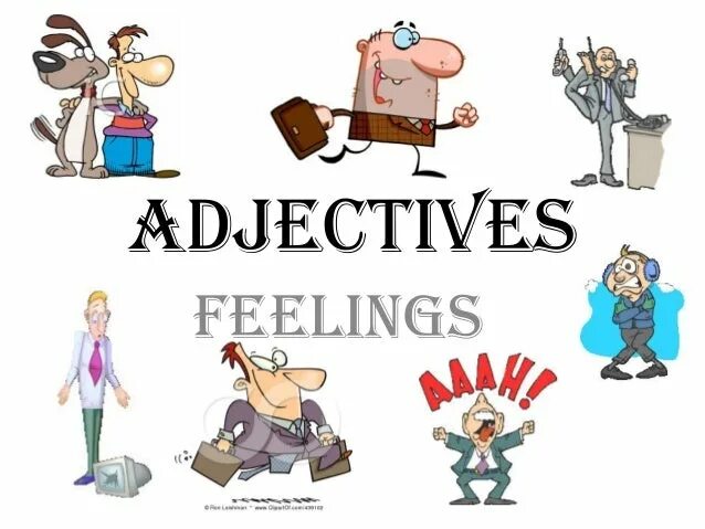 Adjectives feelings