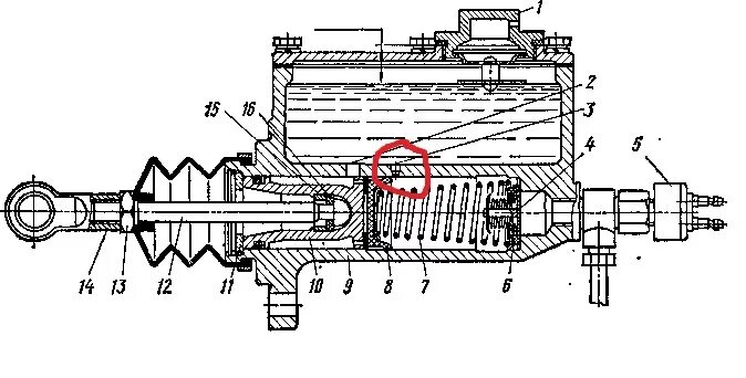 Главный газ. Цилиндр тормозной главный ГАЗ-3307 чертеж. Главный тормозной цилиндр ГАЗ 24 схема. Главный тормозной цилиндр ГАЗ 52 схема. Схема главного тормозного цилиндра ГАЗ 24.