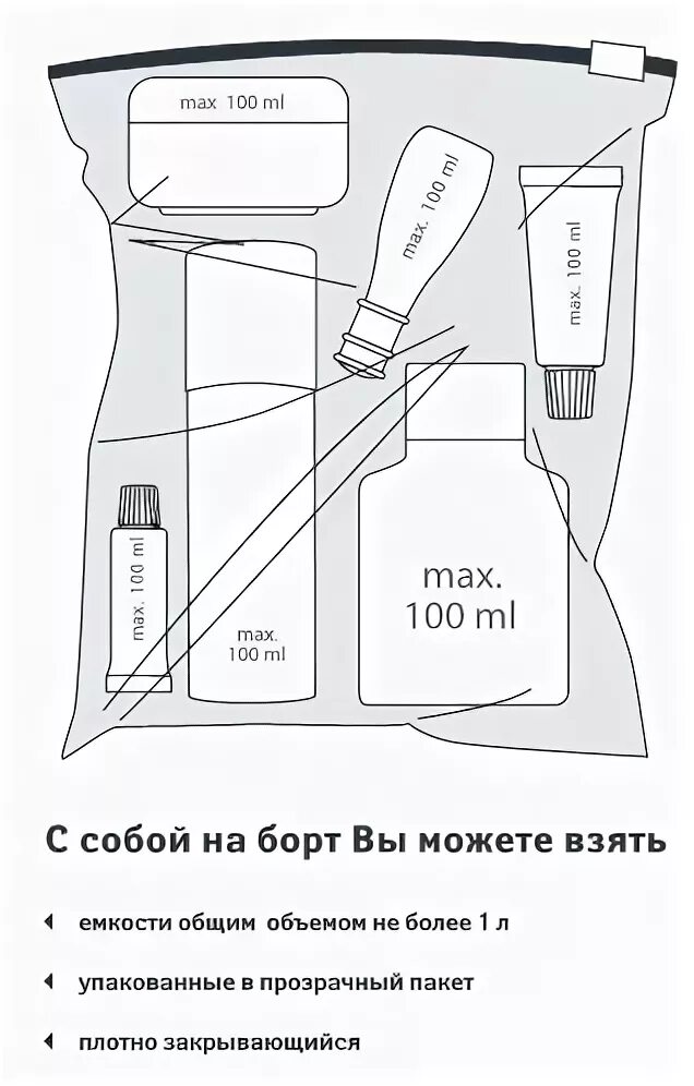 Сколько жидкости можно брать в ручную кладь. Ручная кладь косметика. Косметика в ручной клади в самолете. Жидкости в самолет ручная кладь. Пакеты для ручной клади в самолете.