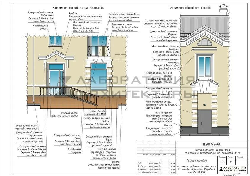 Ремонт фасада здания образец. Ремонт фасада здания образец