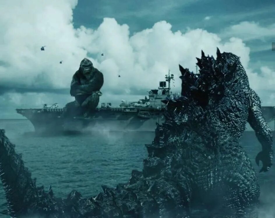 Godzilla and kong