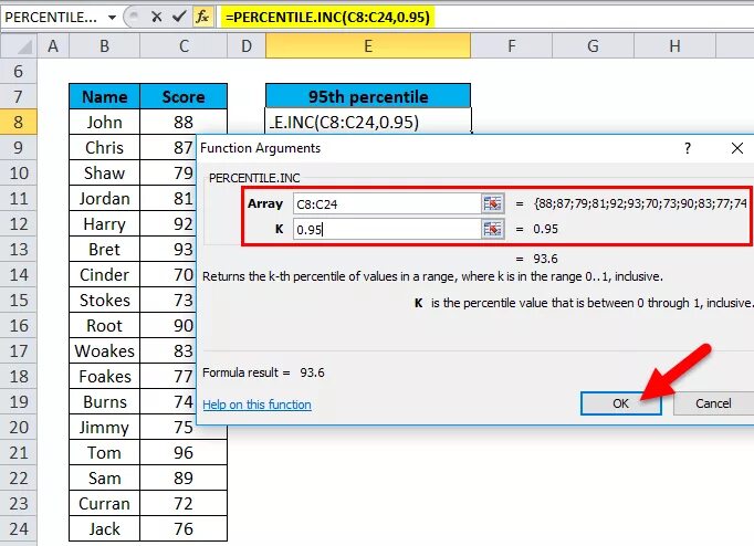Процентиль в excel. Персентиль в excel. что такое процентиль в экселе. персентиль формула. процентиль формула эксель.