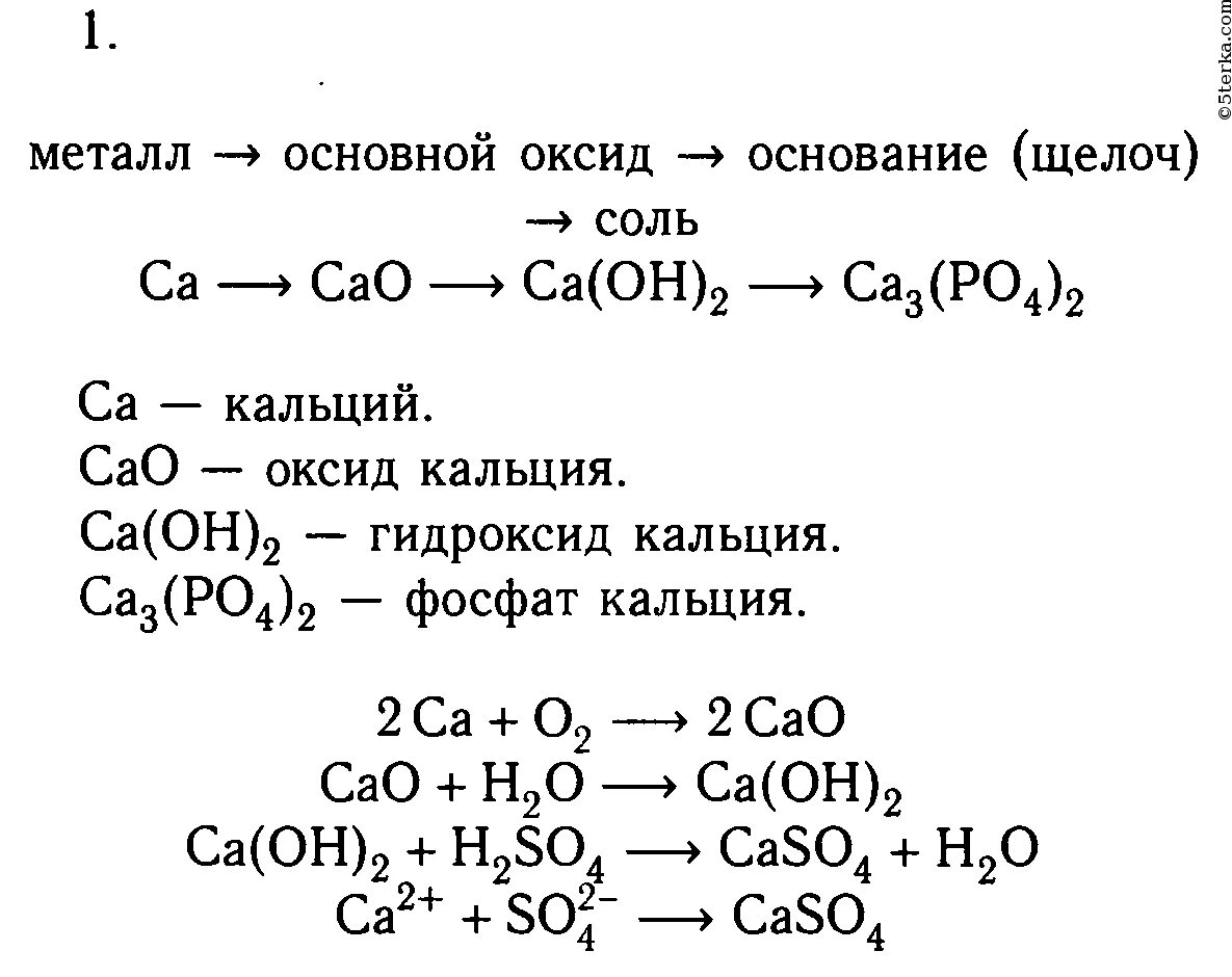 Генетический ряд бария