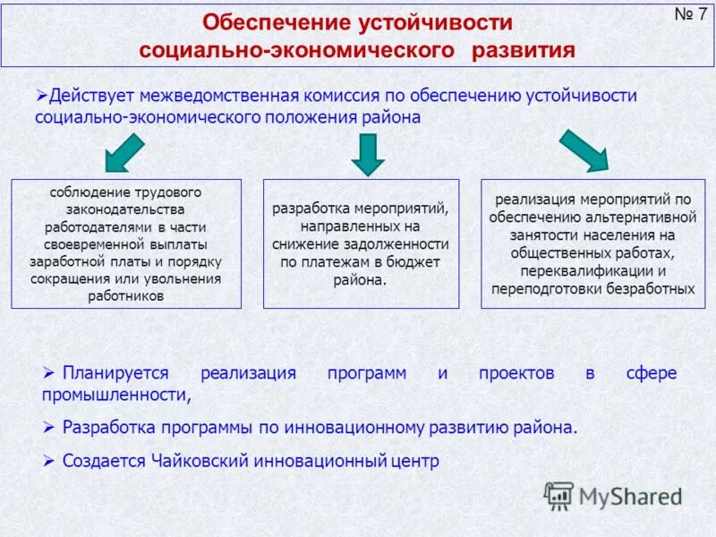 Пример социальной стабильности