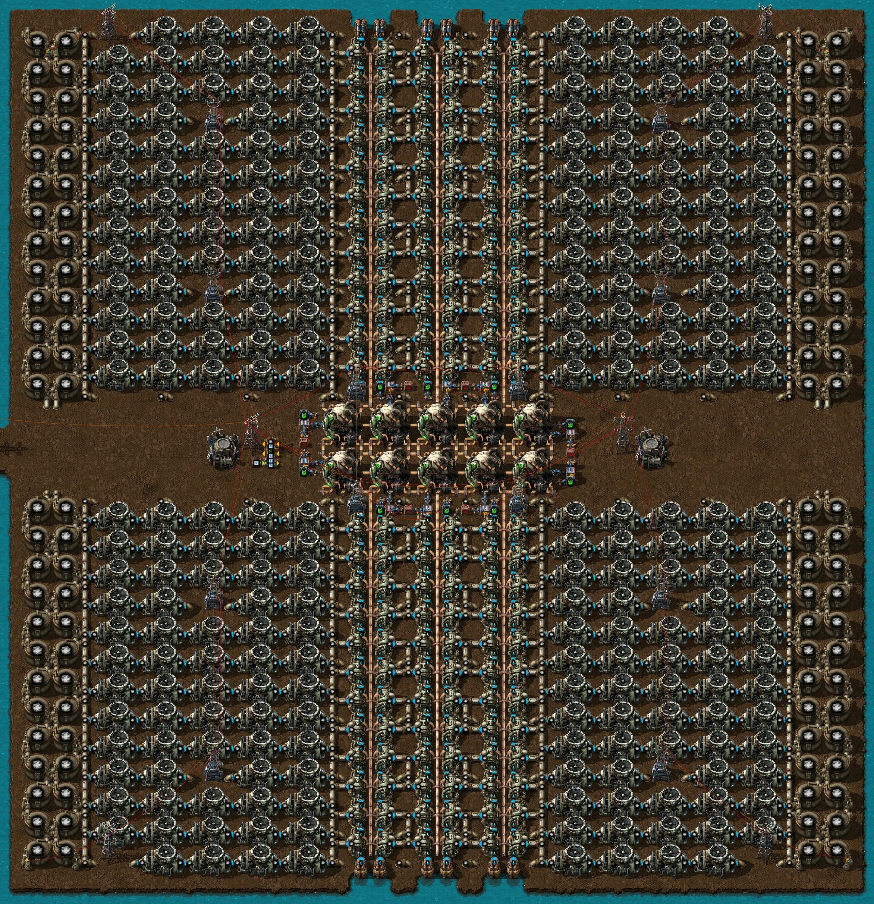 Атомная станция факторио чертеж Factorio Nuclear Reactors Tileable
