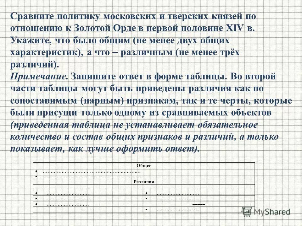 возвышение москвы первые московские князья. карта тверского княжества 13 века. политика московских и тверских князей по отношению к золотой орде. тверское княжество 1247. сравните политику московских и тверских князей.