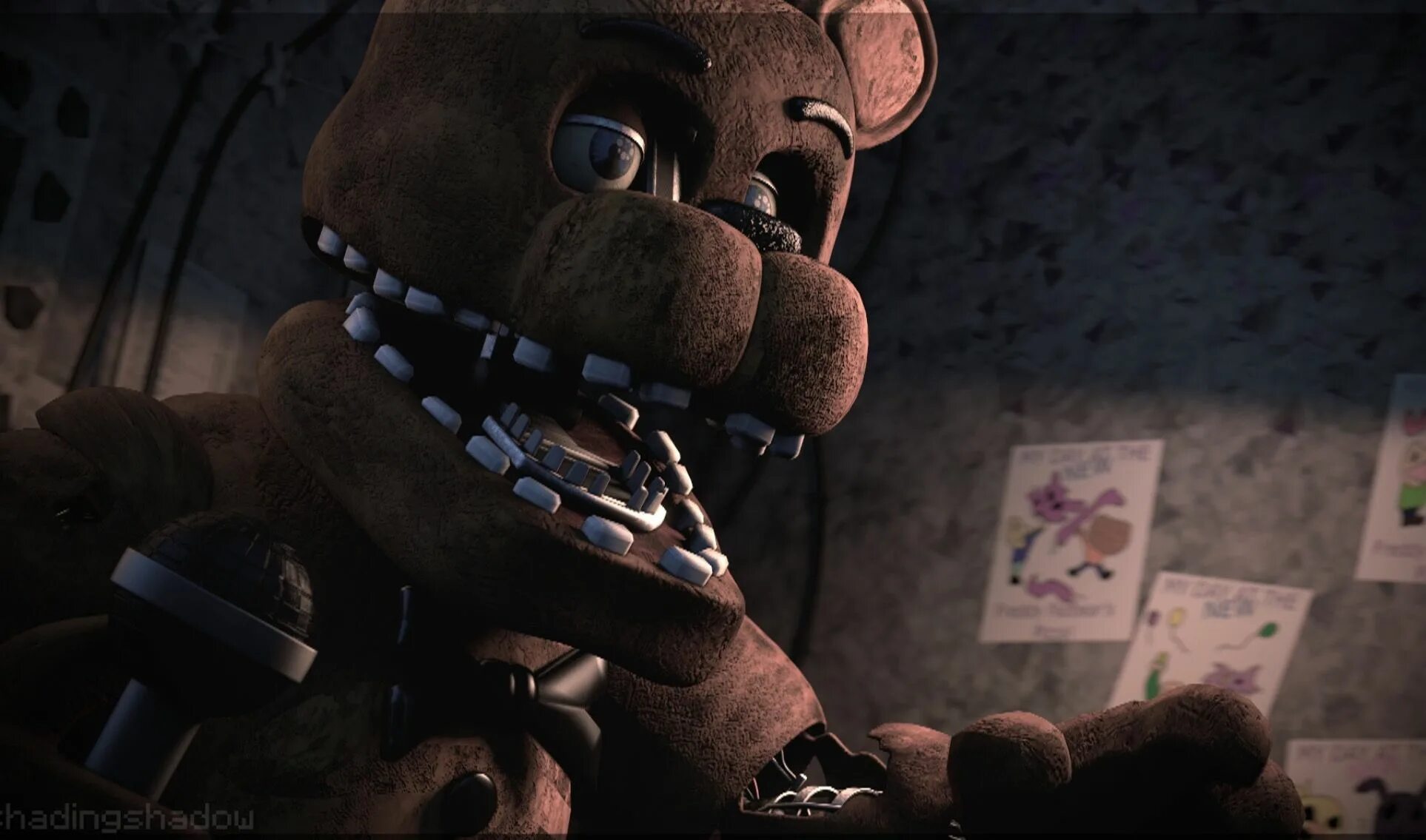 Олд Фредди СФМ. ФНАФ 2 Олд Фредди. Олд Фредди SFM. FNAF Олд Фредди. Freddy's 3d