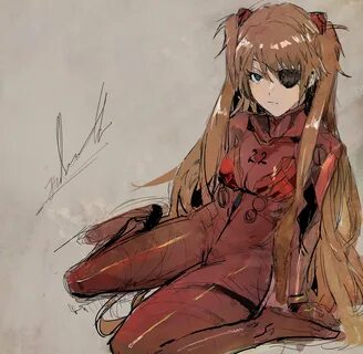 Asuka Langley Surya Evangelion. 