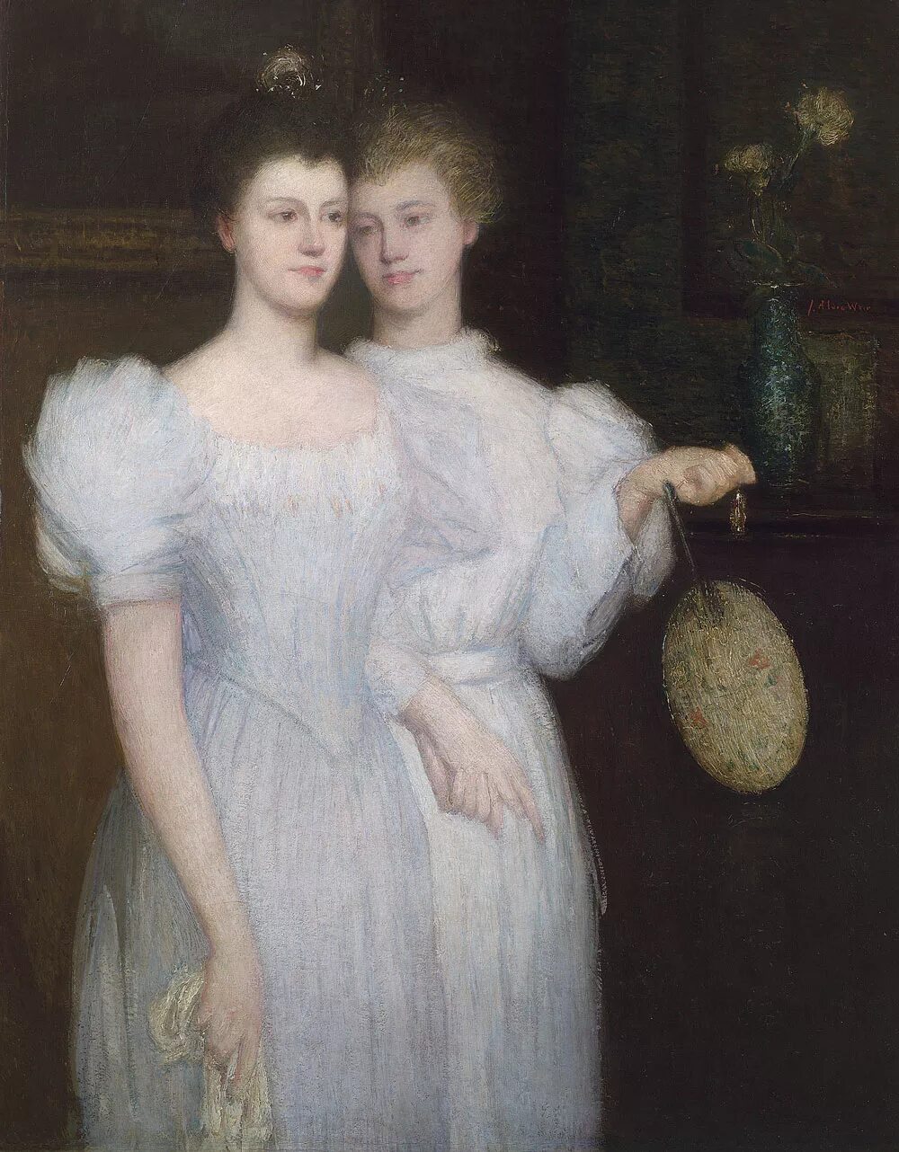 Two sisters old. Джулиан Олден Вейр. Джулиан Олден Вейр художник. Джулиан Олден Вейр (американский художник -1852-1919. Джон Вейр 1852-1919.