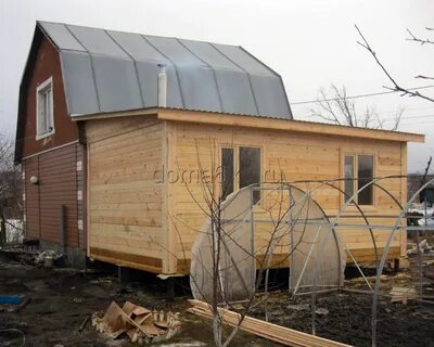 Пристройки душа к дому