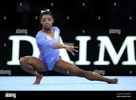 AUGUST 03rd, 2021 - TOKYO, JAPAN: Simone BILES of United States performs at...