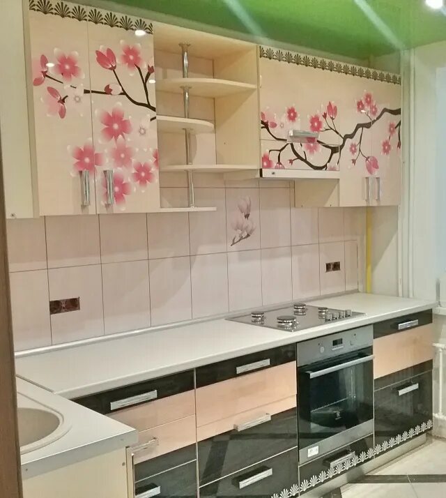 Кухни в энгельсе фото и цены Кухонный гарнитур угловой АДОНИС / Мебельная фабрика "Энгельсская (Эмфа)", г. Эн