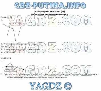 Естествознание 5 класс лабораторная работа номер 8