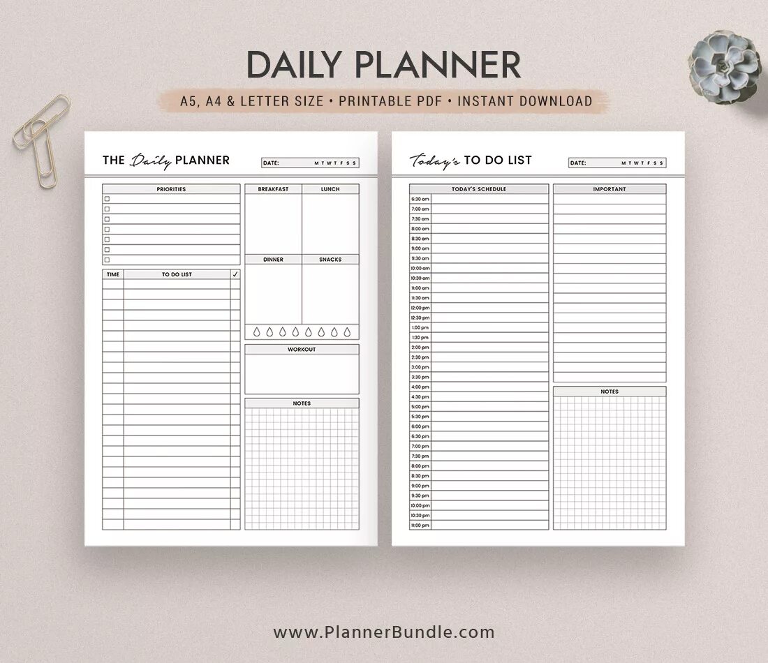 Daily Planner. Daily Planner а4. Daily Planner Printable. Daily Planner pdf.