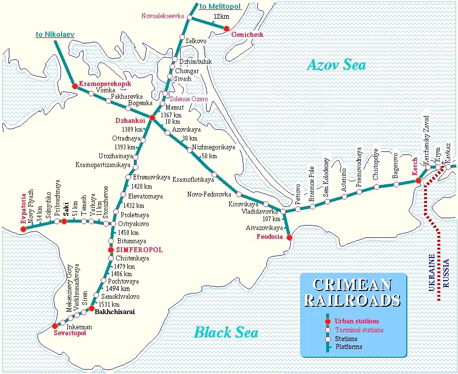 Карта ЖД путей Крыма. ЖД сообщение в Крыму на карте. Карта ЖД Крыма со станциями. Железные дороги Крыма на карте.