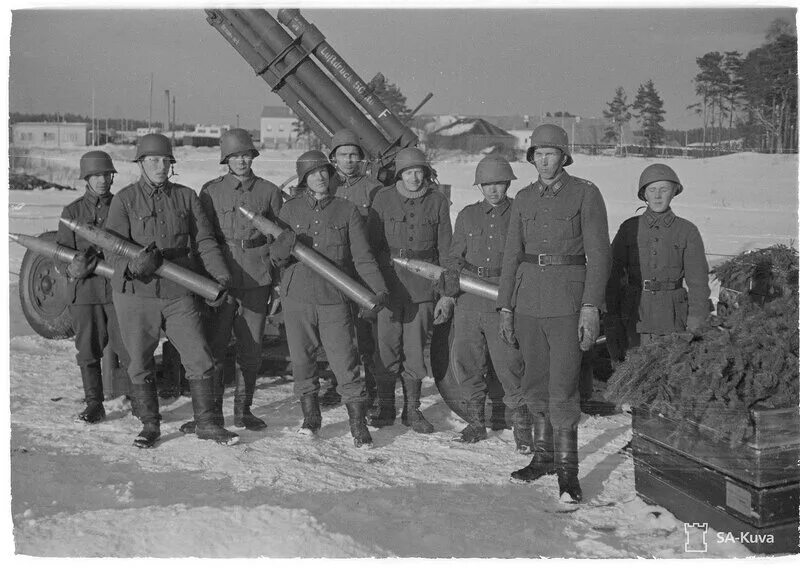 Финские ЗРК. ПВО Финляндии. Зенитные артиллерийские дивизионы 1956. 290 Дивизион защитной артиллерии ПВО 1944 год.