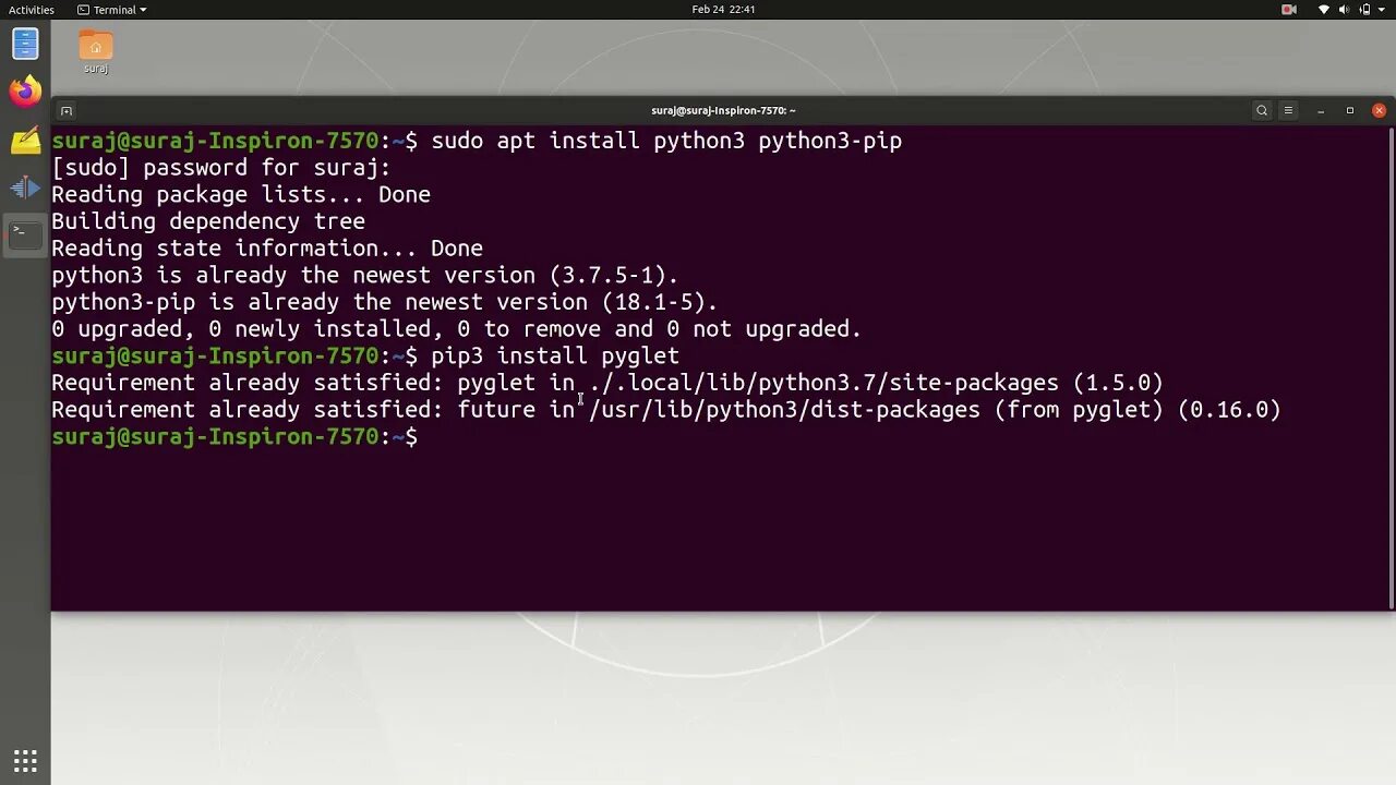 Sudo python3