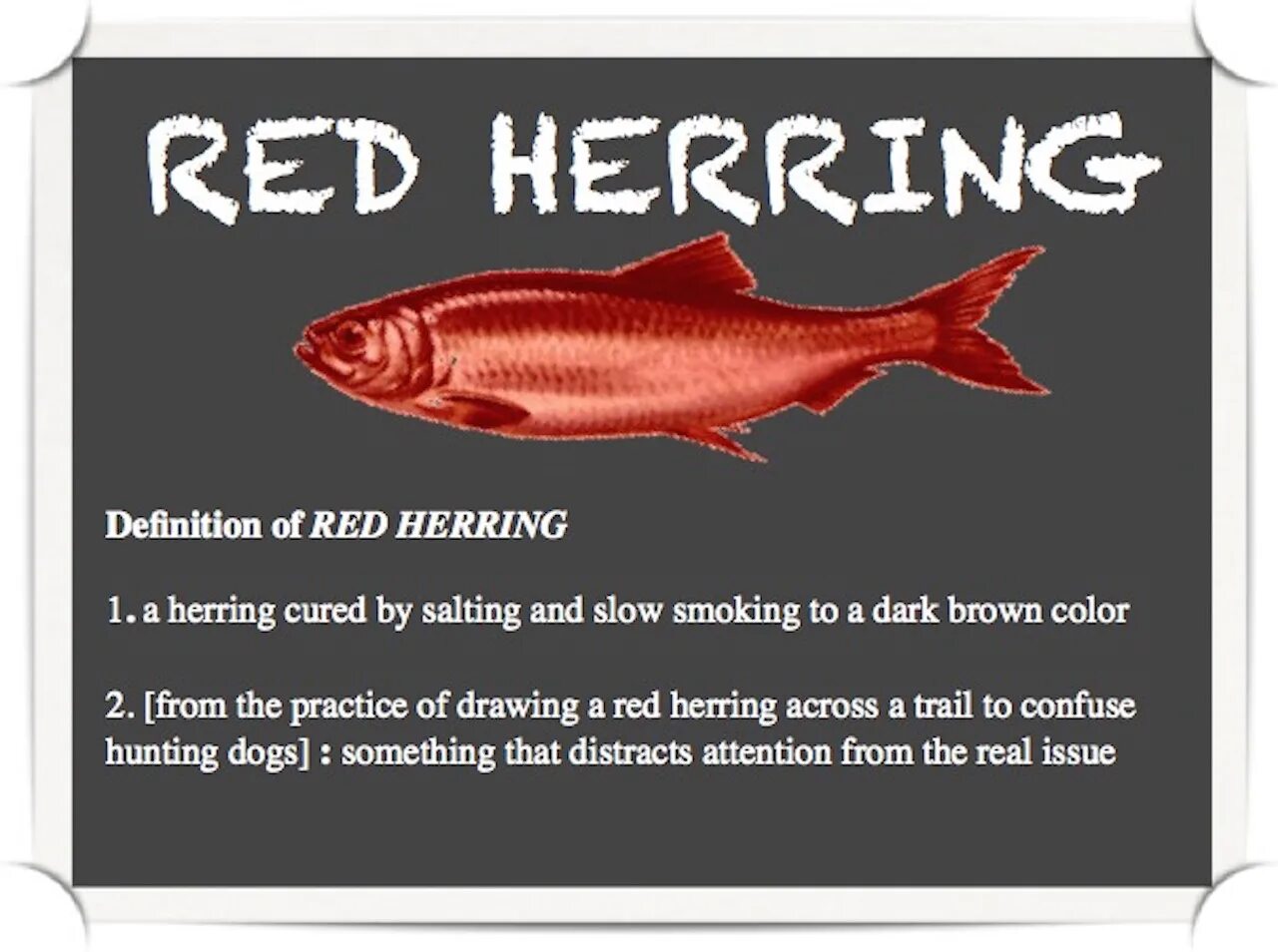 Red herring. Red Herring examples. Red Herring idiom. Red Herring идиома.