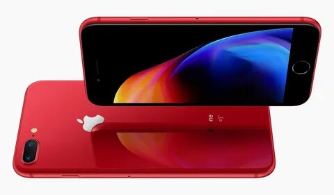 Apple 8 красный