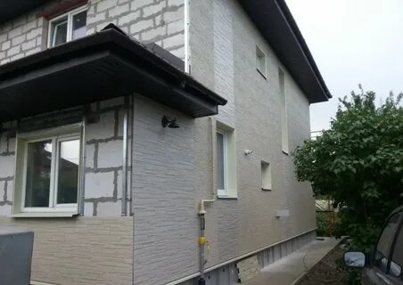 Отделка панелями под штукатурку