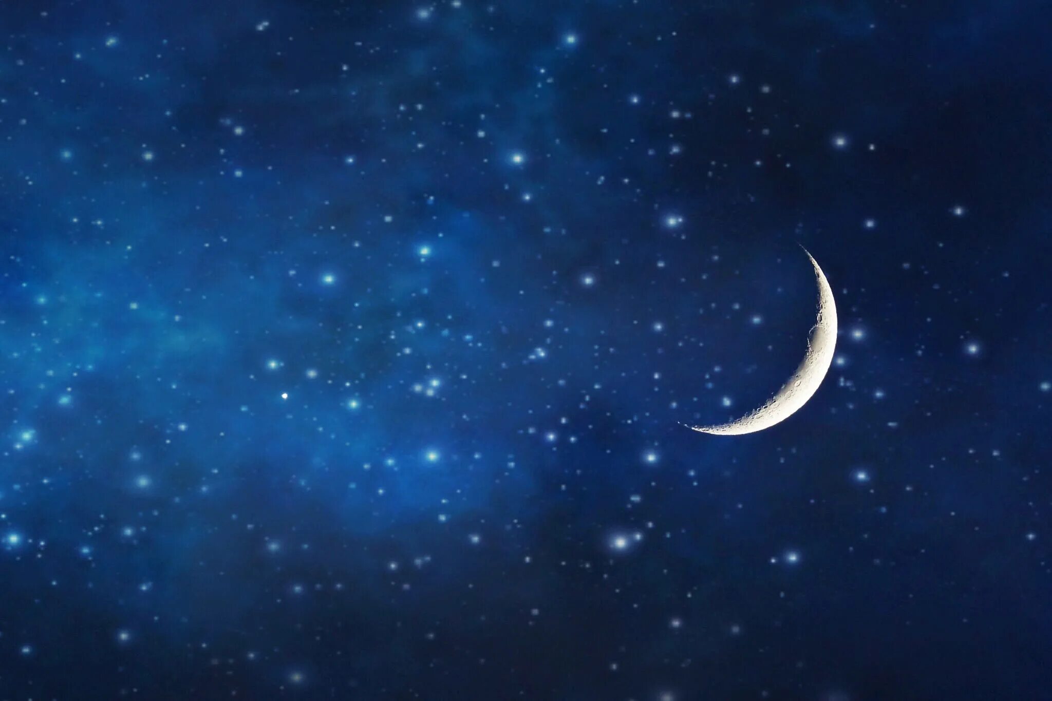 Самый прекрасный месяц. Луна и звезды. Фон Луна и звезды. Звездное небо с луной. Ночное небо с луной.