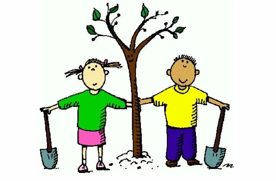 Субботник рисунок. Садить деревья рисунок. Посадка деревьев рисунок. Посадка деревьев детьми. Субботник картинки для детей