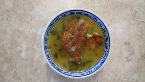 Гороховый суп с копченостями крылышками