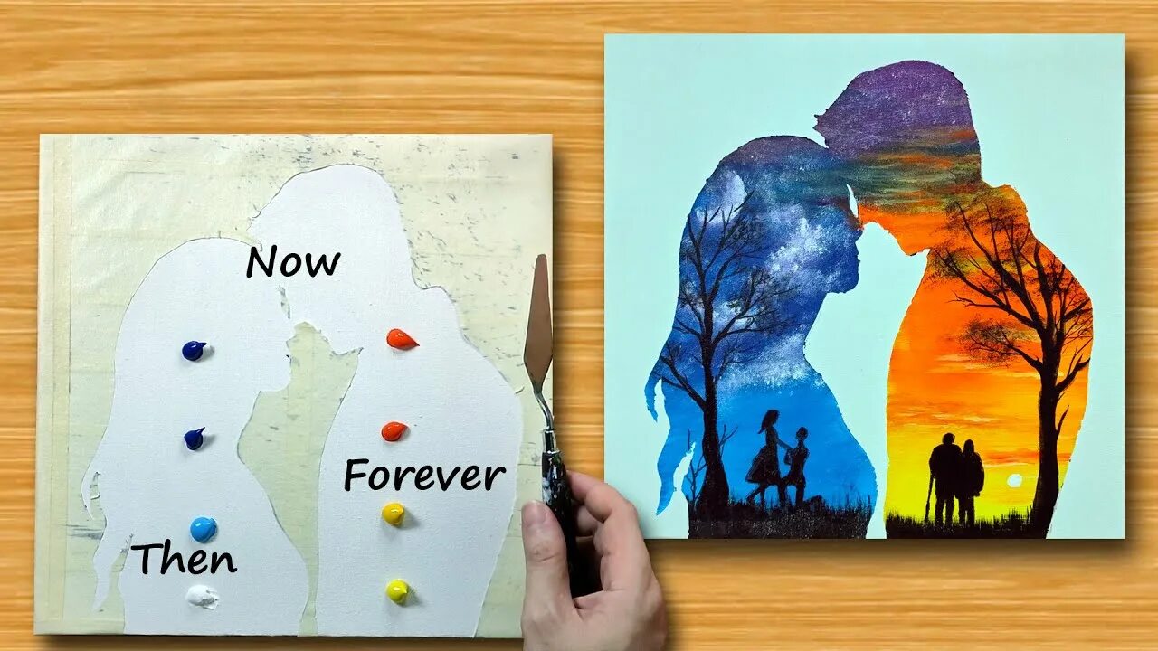 Life now forever. Then Now Forever. Картина then Now Forever. Then Now Daily Art.