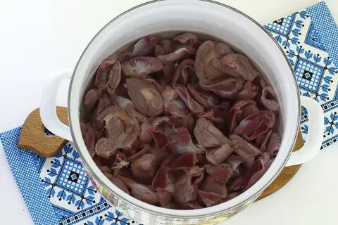 Сколько варить желудки