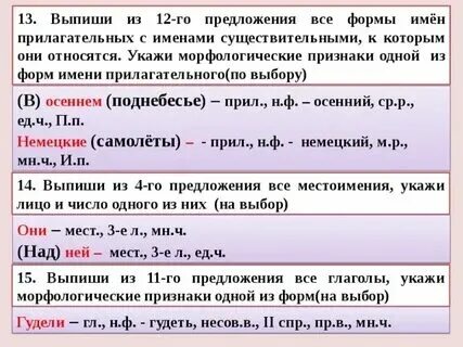 Выпишите форма глагола